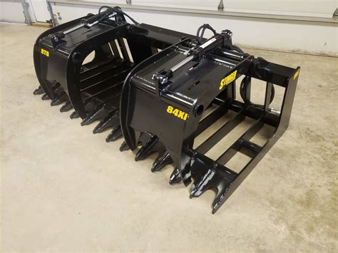 skid steer forks with grapple|heavy duty skid steer grapple.